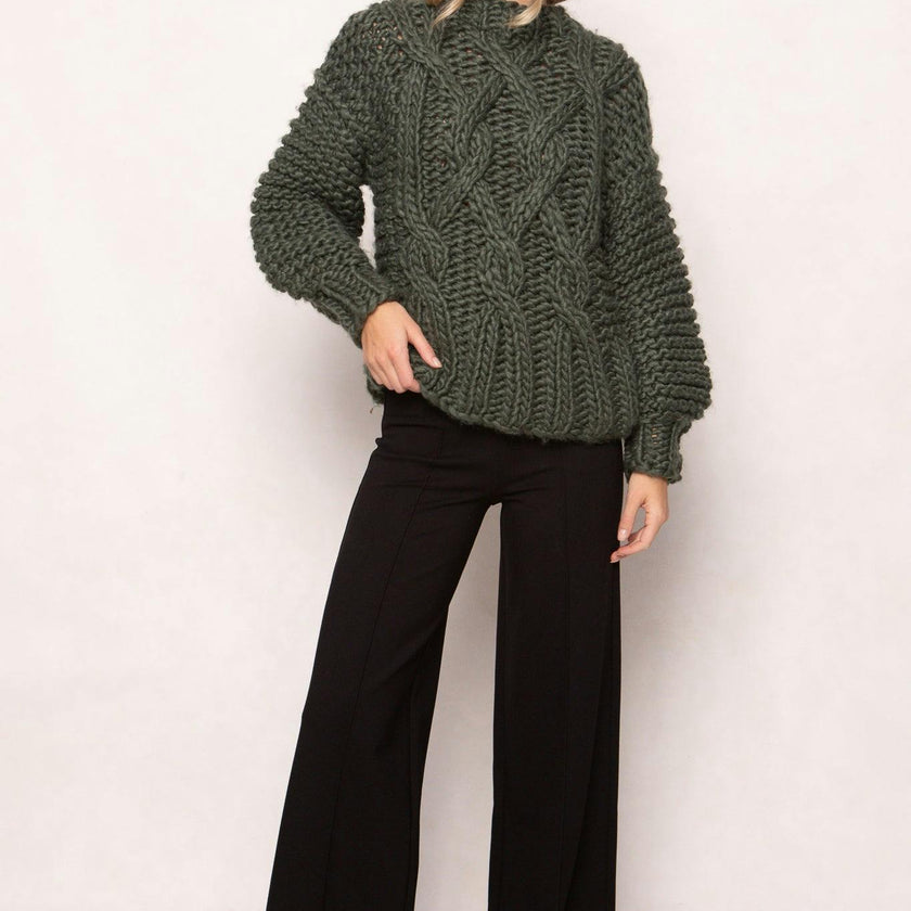 Erica Sweater in Emerald