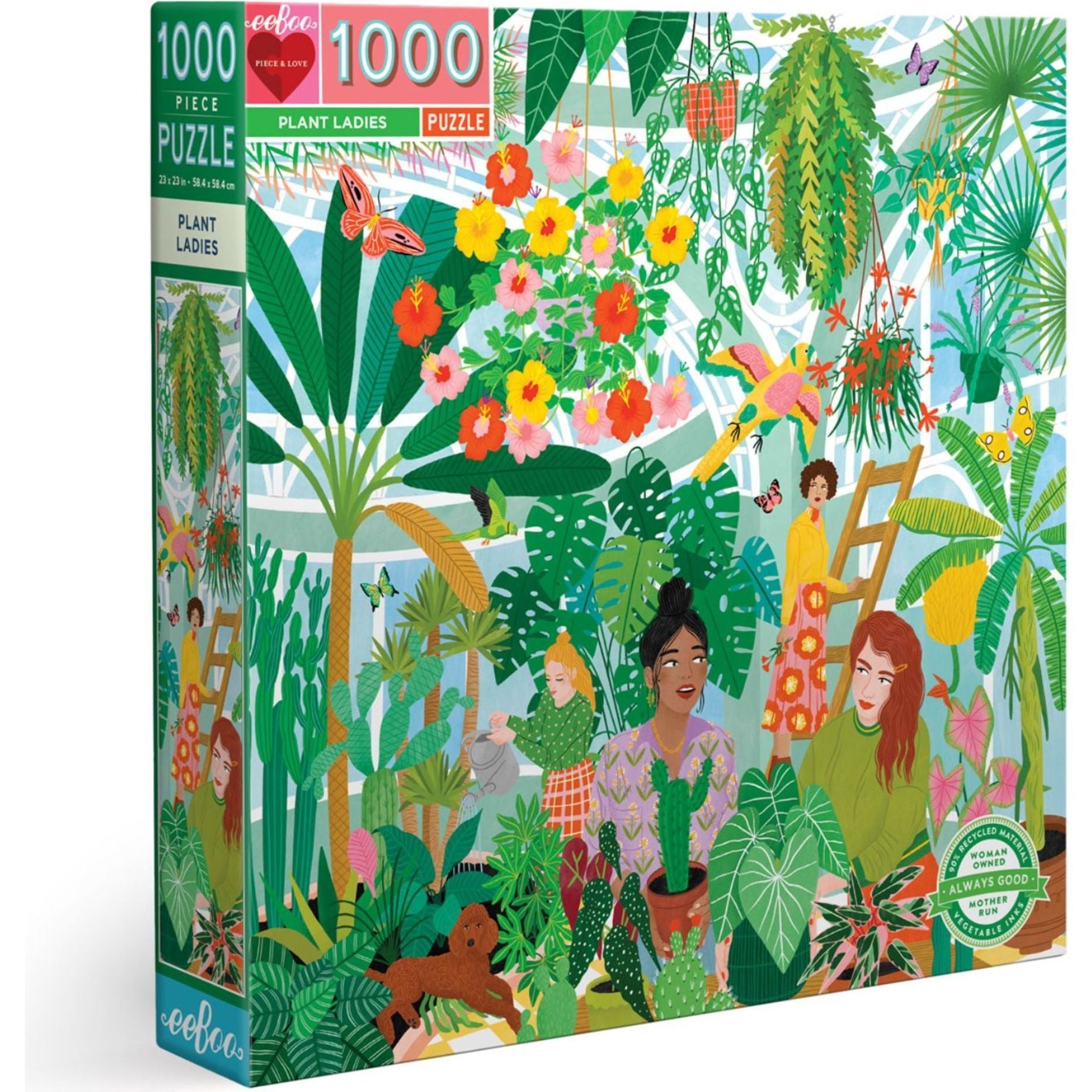 Piece and Love Plant Ladies 1000 piece Puzzle