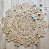 Moora Hand-Braided Jute Openwork Round Rug