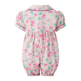 Bow Button-Front Babysuit