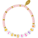 Girl's Big Sis/Lil Sis Stretchy Bead Bracelet Set