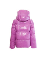 Women's Ultra Puff Coat in Hi-Gloss Pink Lavender