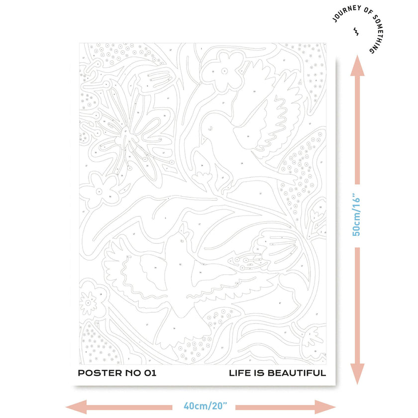 JOS: Paint By Numbers - Life Is Beautiful