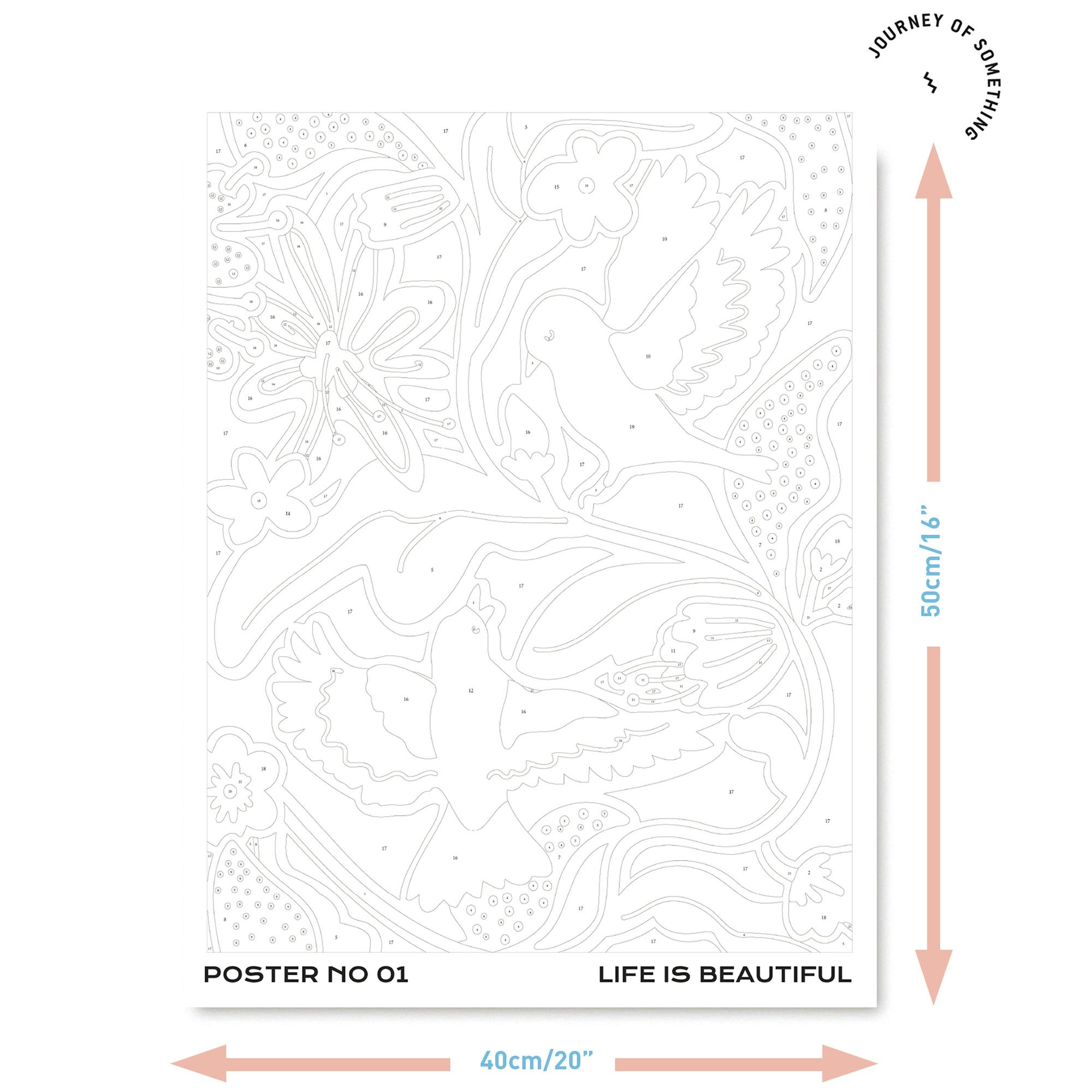 JOS: Paint By Numbers - Life Is Beautiful