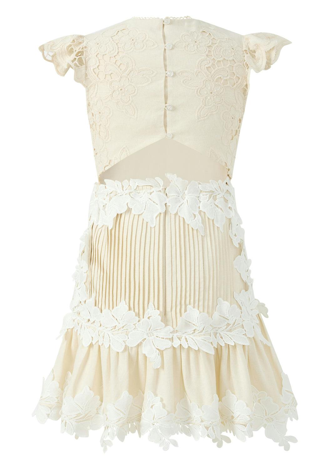 Kaitlyn Embroidered Mini Dress