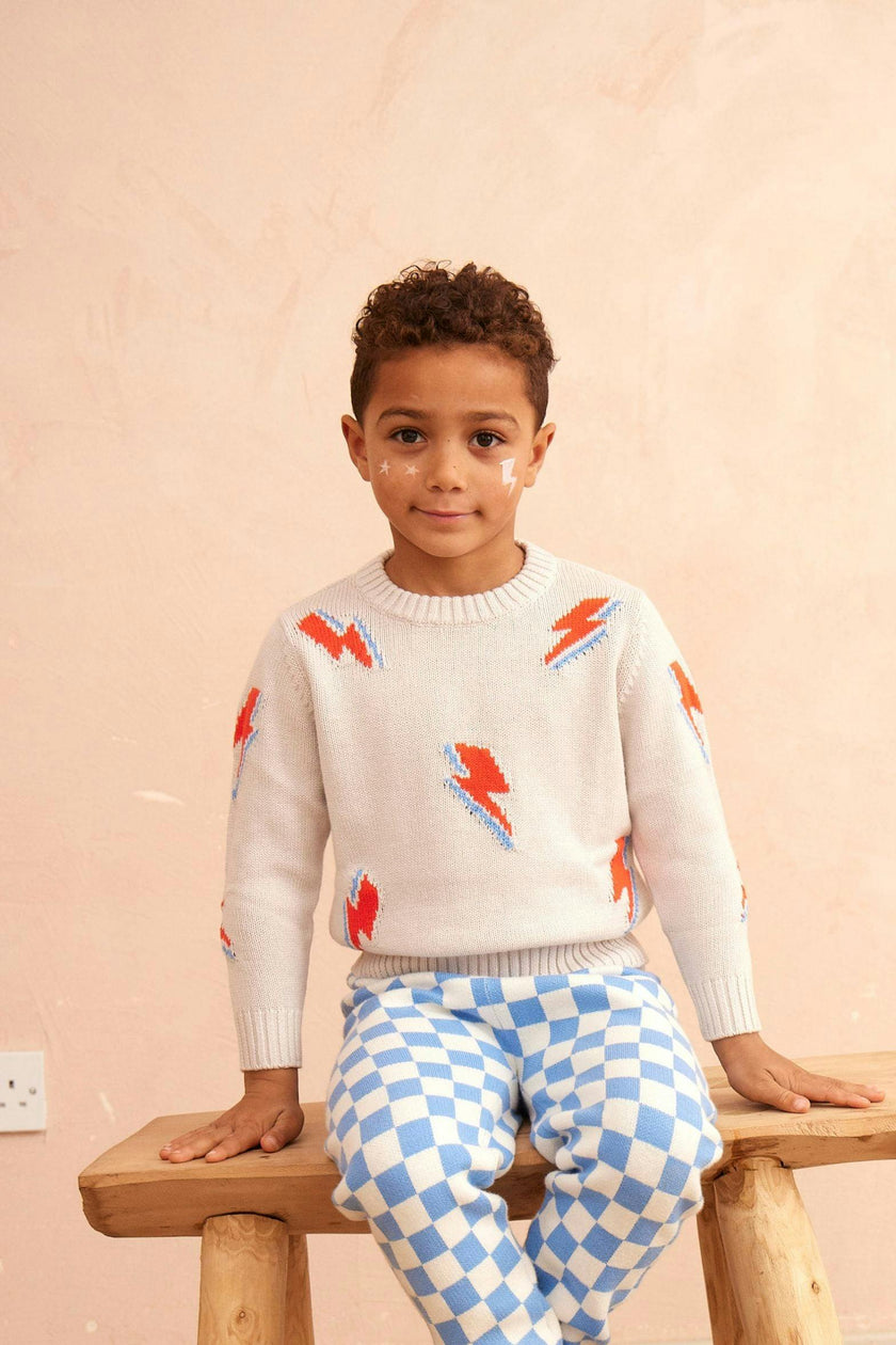 Bolt Storm Jumper | Chalk