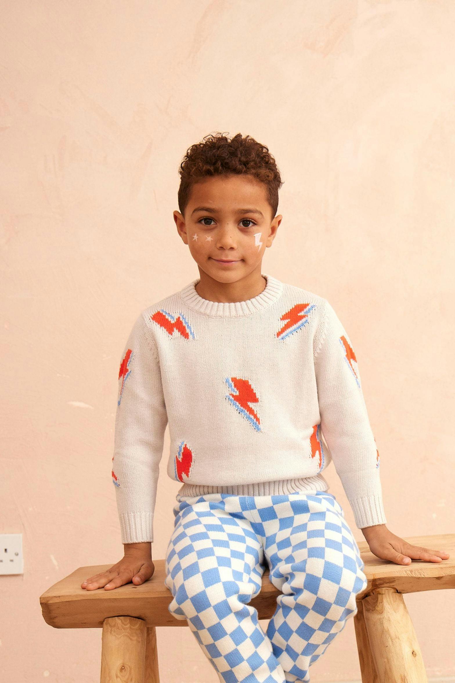 Bolt Storm Jumper | Chalk