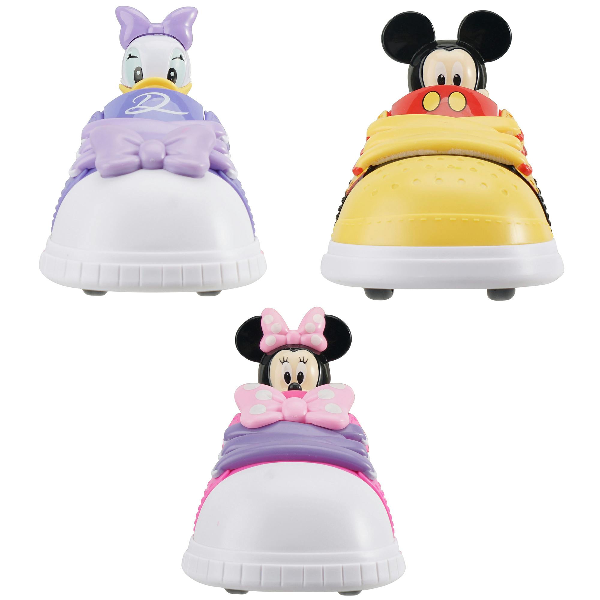 Disney Jr: Kicks Pull-Back Vehicles - 3pk (Mickey, Minnie, Daisy)