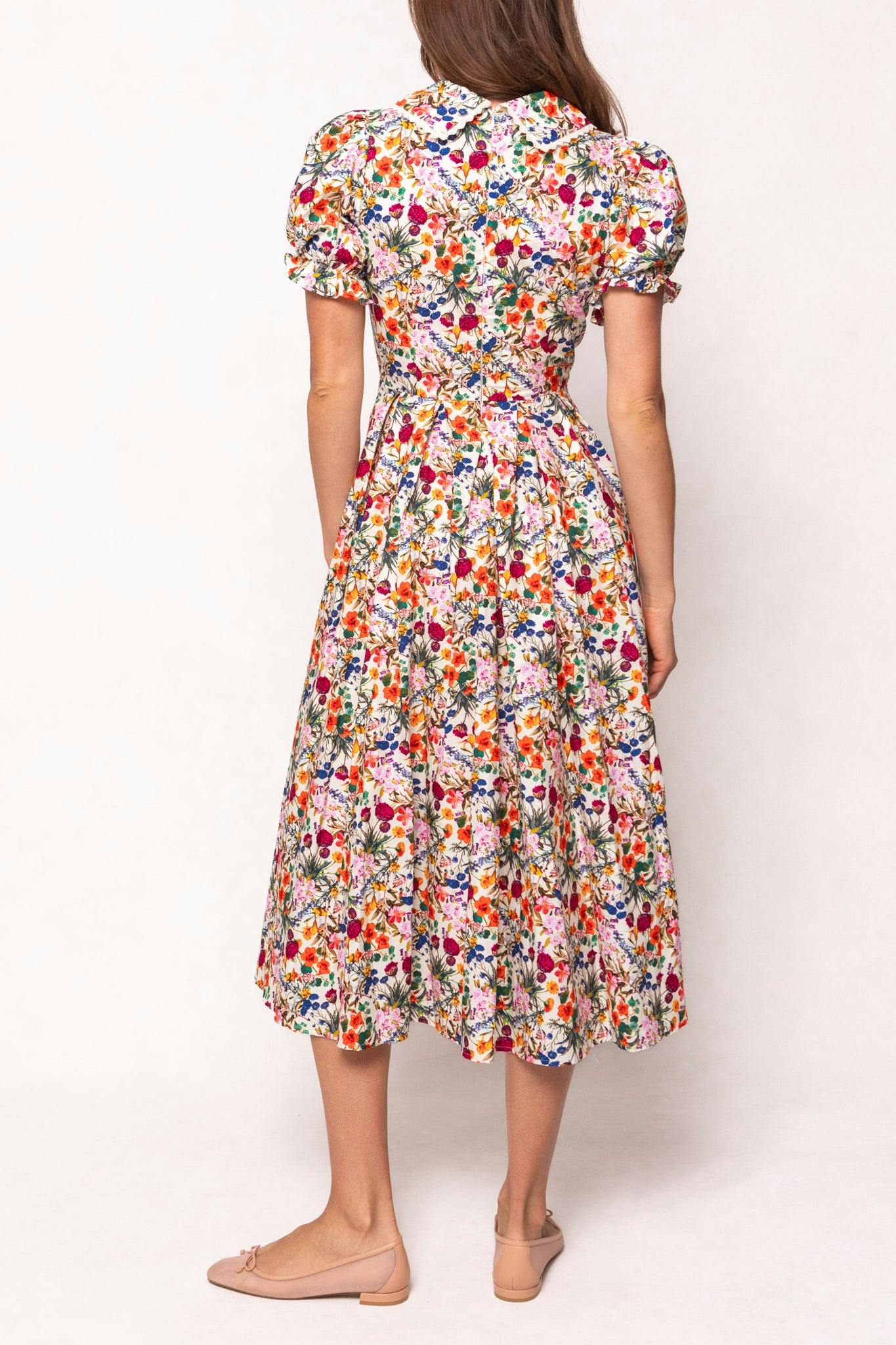 Sophia Dress in Multicolor Floral