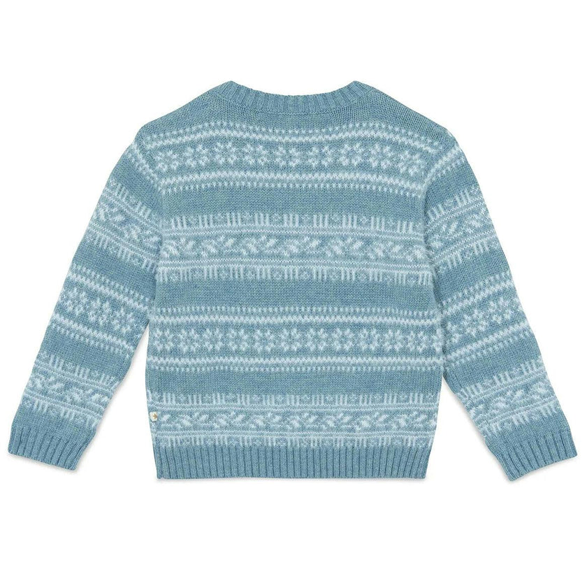 BONTON Loustic Cardigan - Bleu Frost
