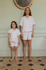 Pyjama fille Rieur - Imprimé cerise