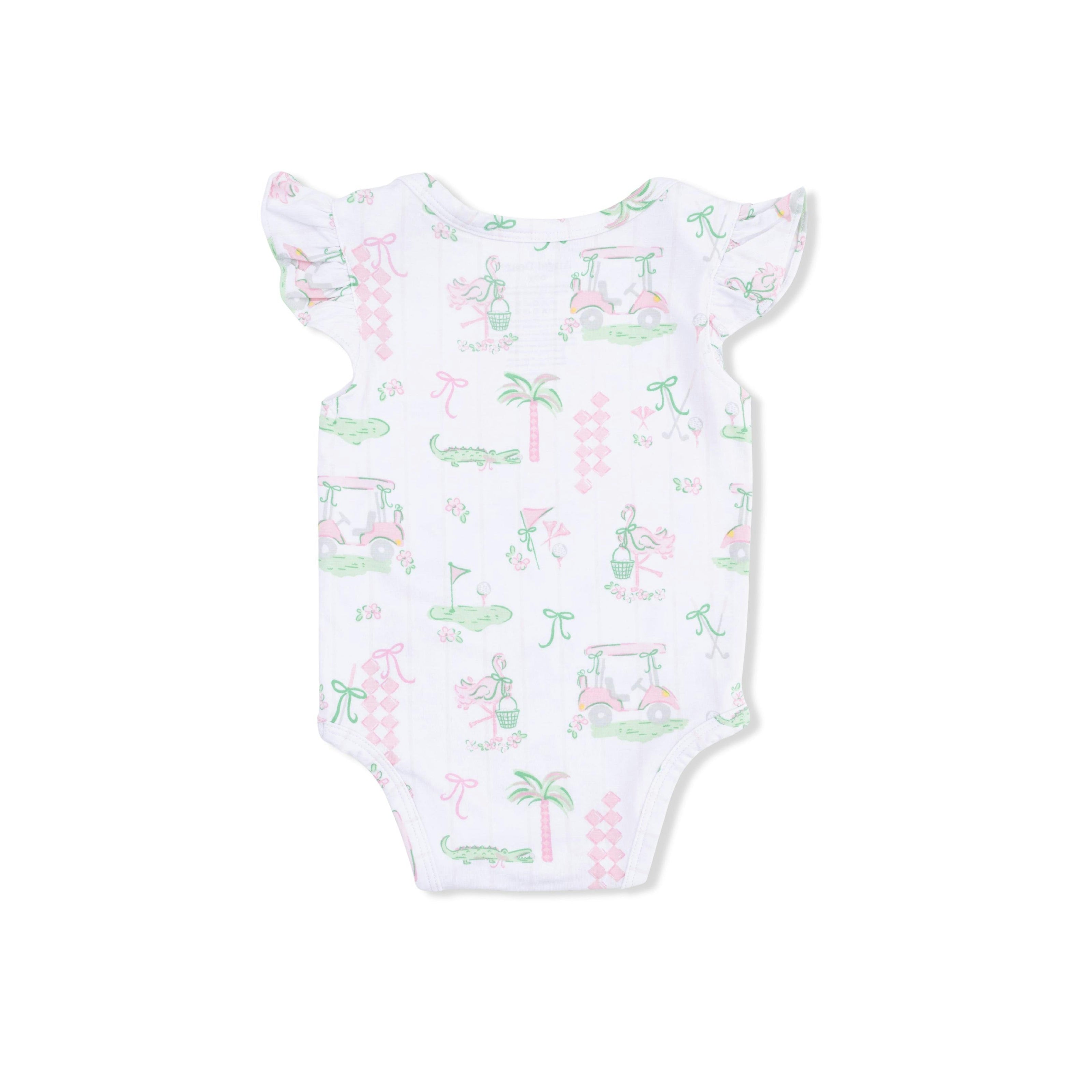 Pretty Golf - Ruffle Sleeve Bodysuit
