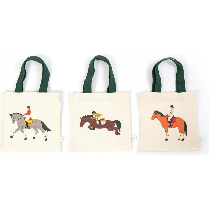 Equestrian Mini Tote - 3 Pack