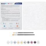 Acrylic Paint-By-Number Kit - Winter Wonderland