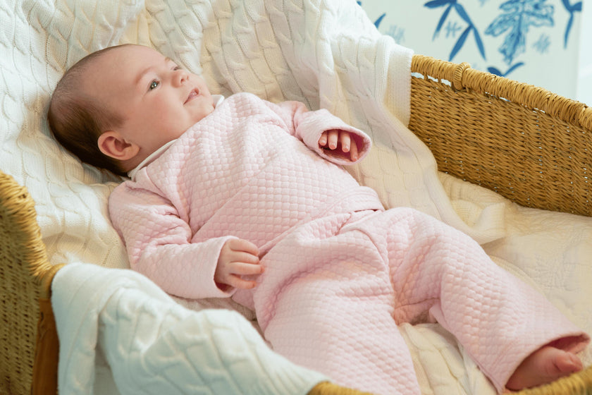 Quilted Pant Set - Light Pink