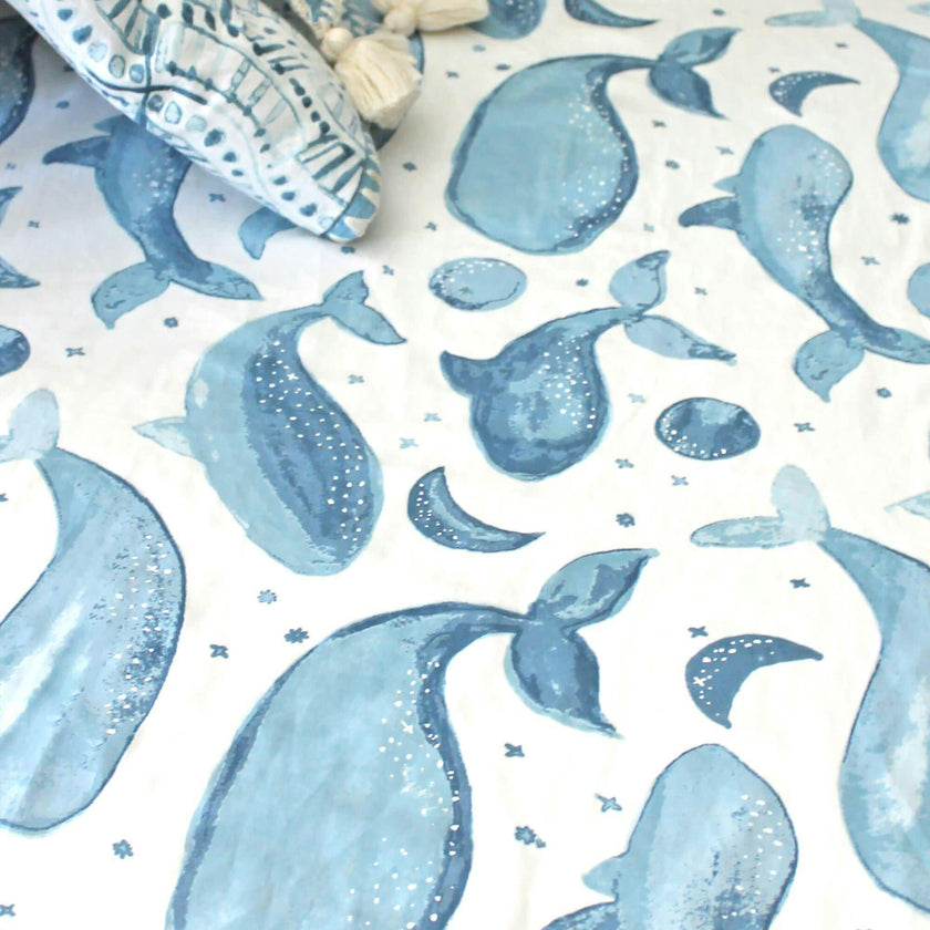 Caspian Fitted Crib Sheet