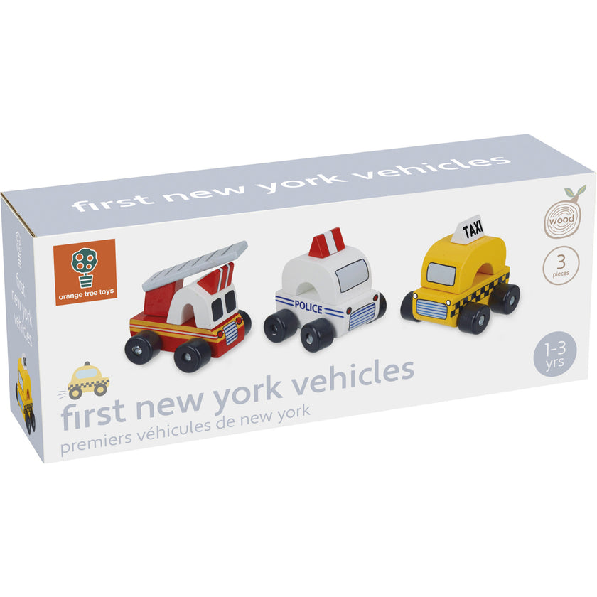 Orange Tree Toys: First Trucks - New York Vehicles