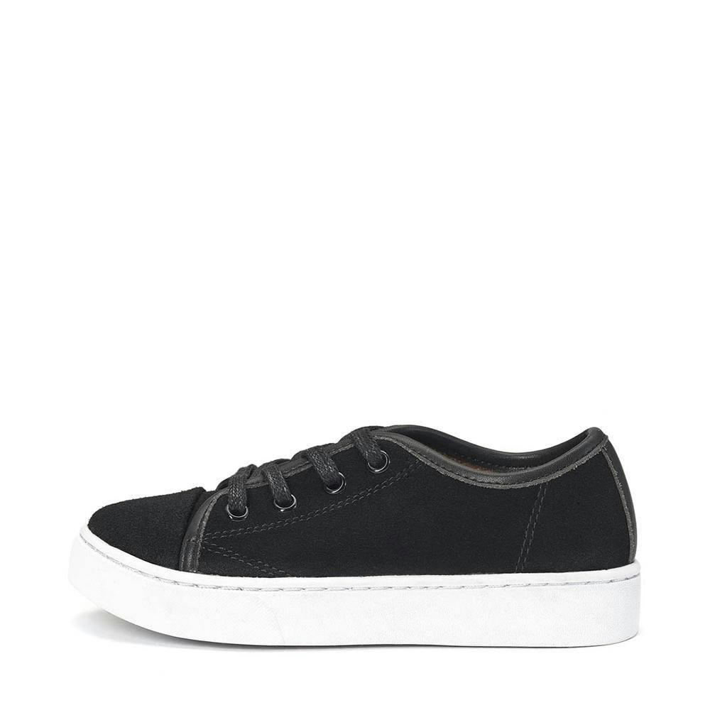 Robby Suede Flat Sole Lace-Up Sneakers