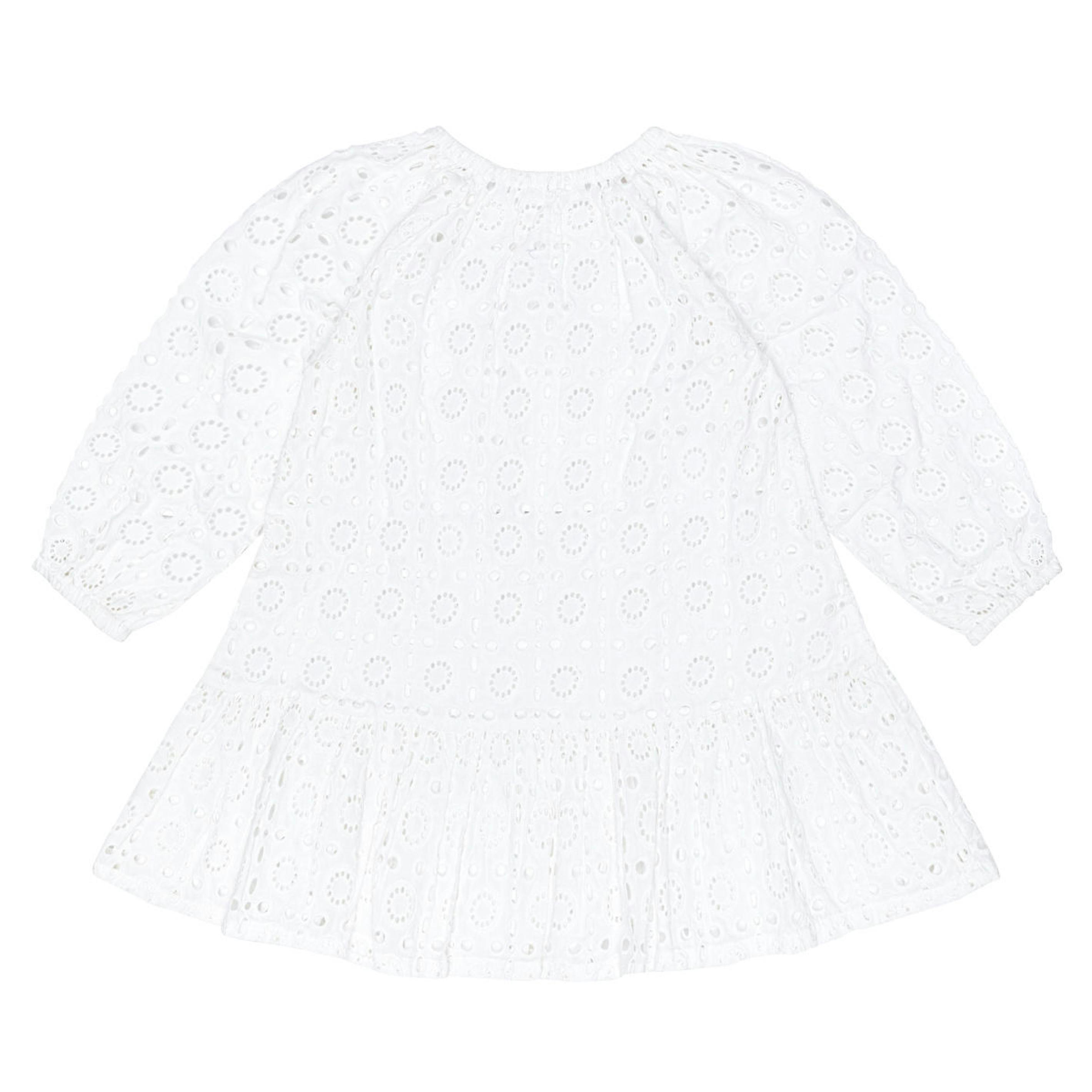 girls white embroidered coverup