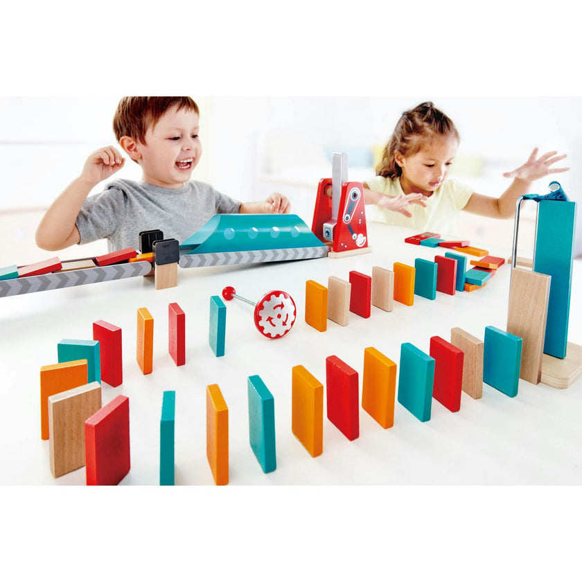 Wooden Domino Ball Set: Mighty Hammer