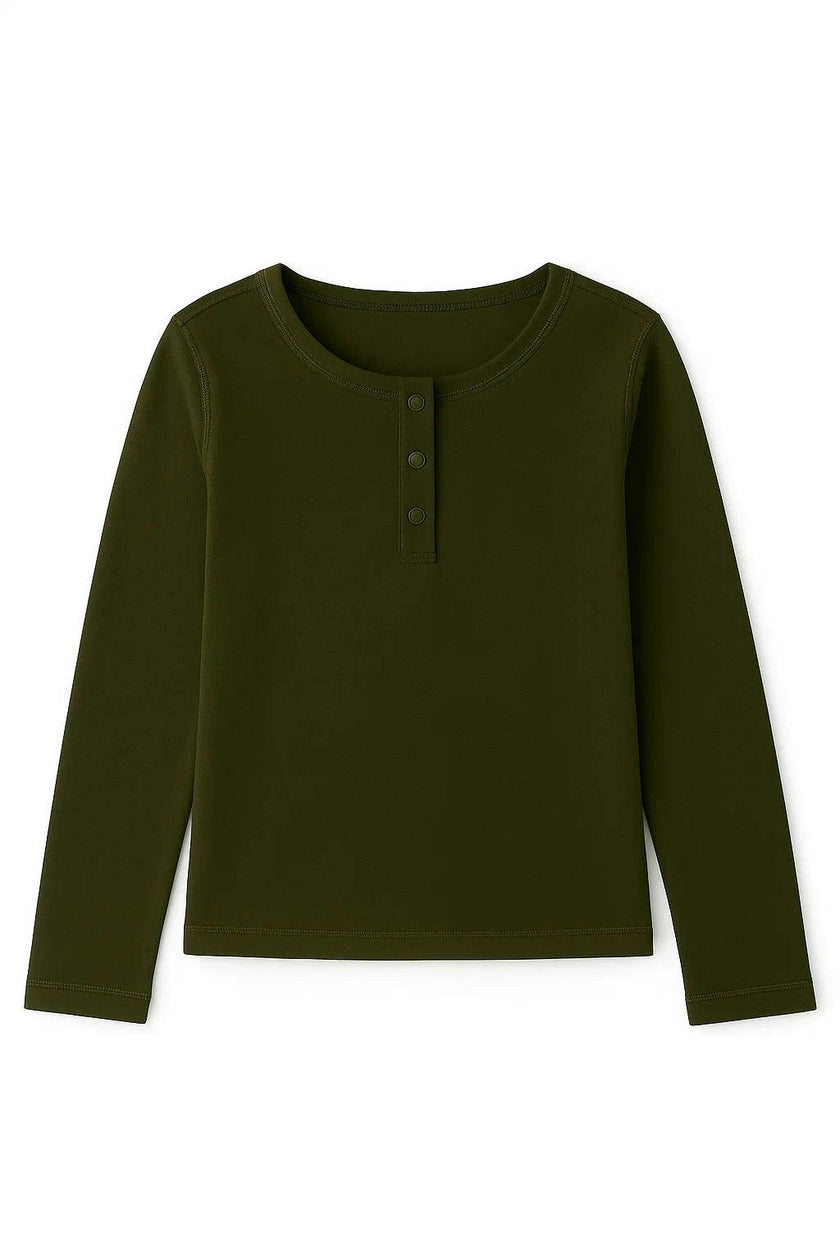 Teen Seam Henley
