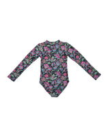 Girls Long Sleeve Swimsuit (Phoenix Print)