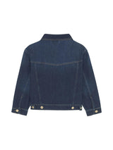 Jordyn Denim Trucker Jacket | Deep Water