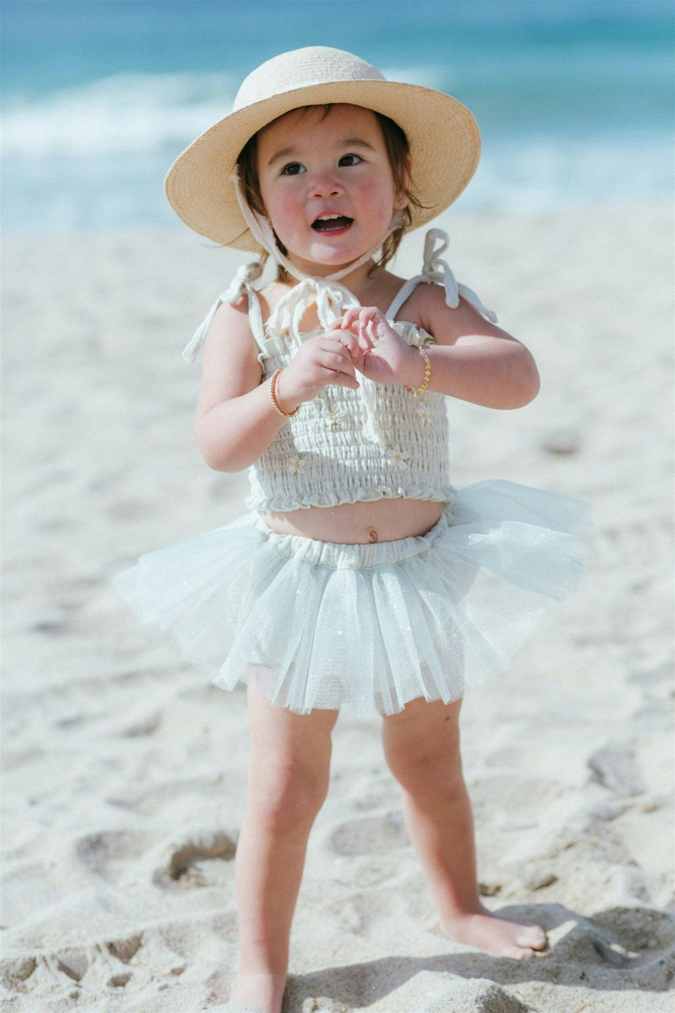 Daisies Tutu - Seafoam