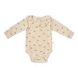 Organic Ruffle Collar Onesie & Pants Set - Tiny Bows