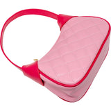 Quilted Zip Top Shoulder Bag