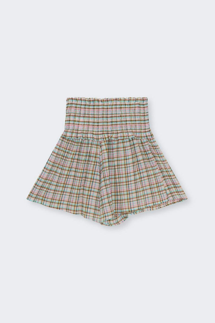 Zinnia Woman Short Zinnia Check