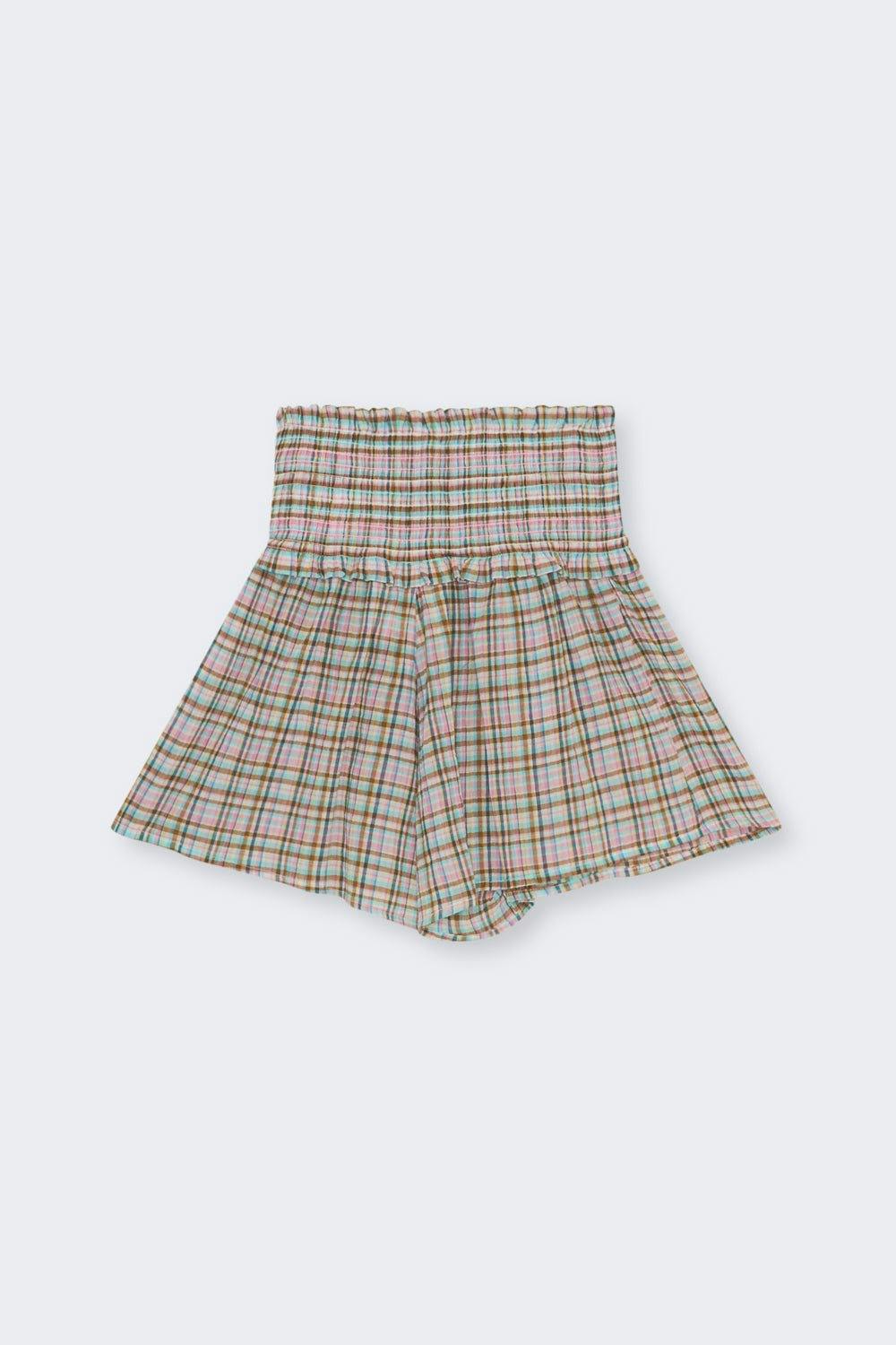 Zinnia Woman Short Zinnia Check