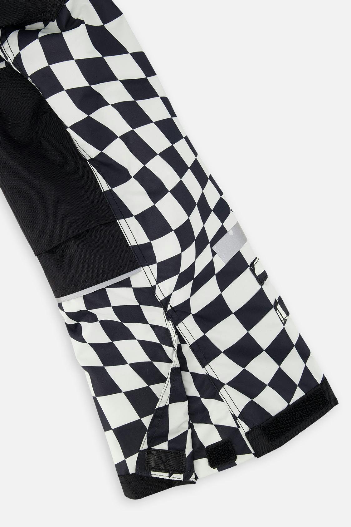 Two Piece Teknik Snowsuit Black And White