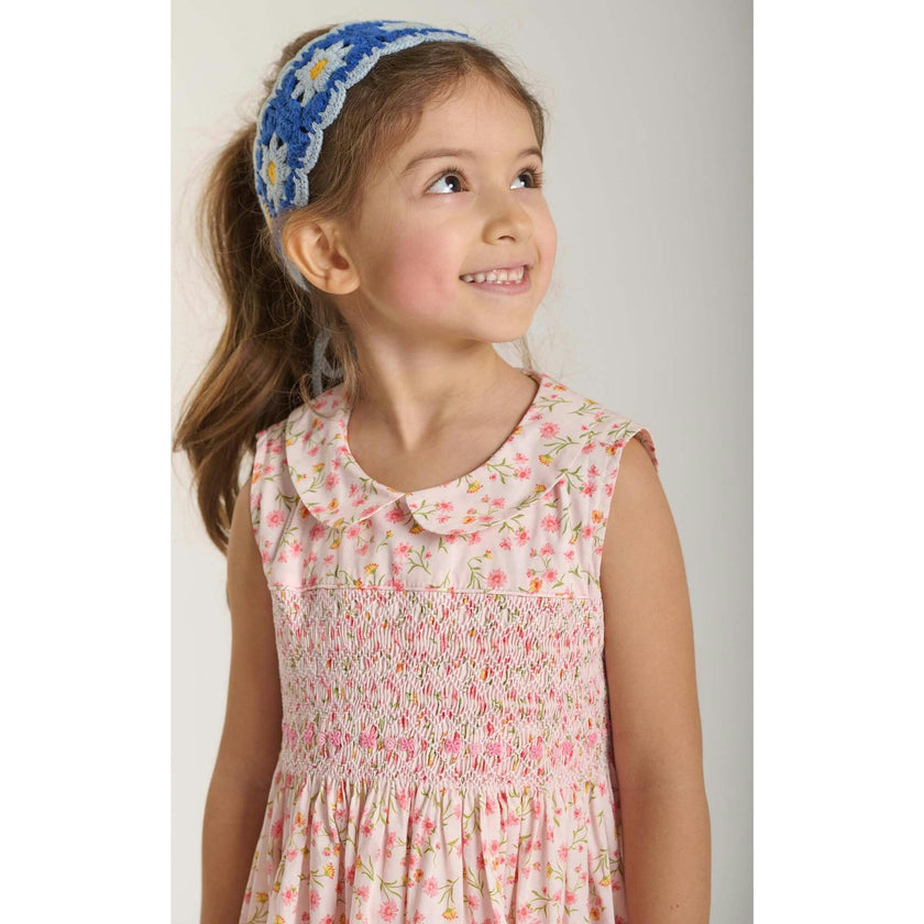 Hand-Smocked Girls Dress - Lizzie