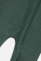 Baby One Piece Thermal Underwear Sage Green