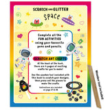 Scratch & Glitter Activity Book: Space