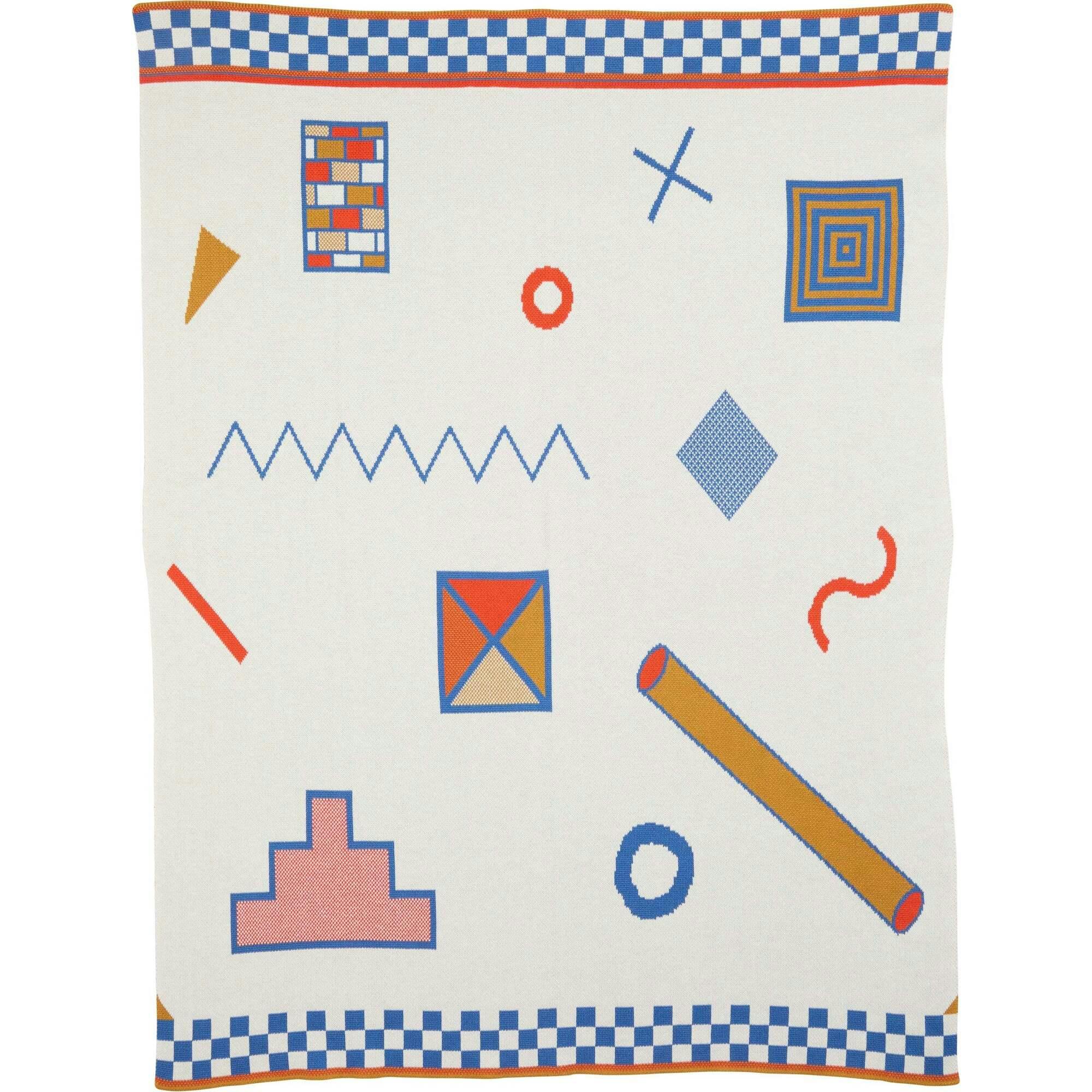 Shapes Knit Blanket