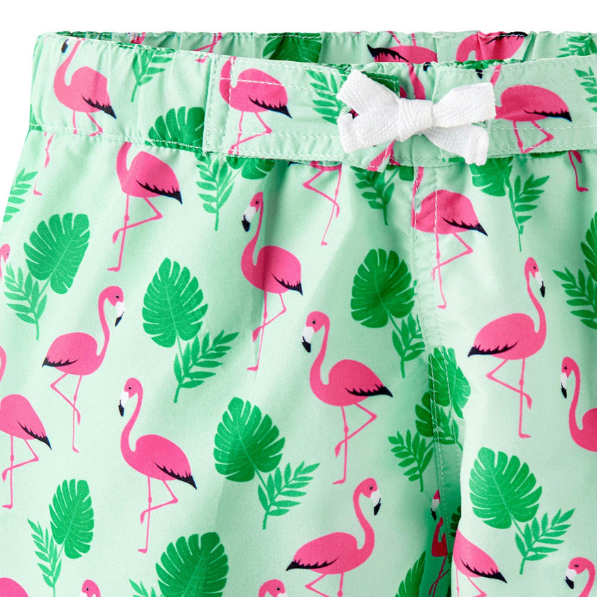 Flamingo Swim Trunks