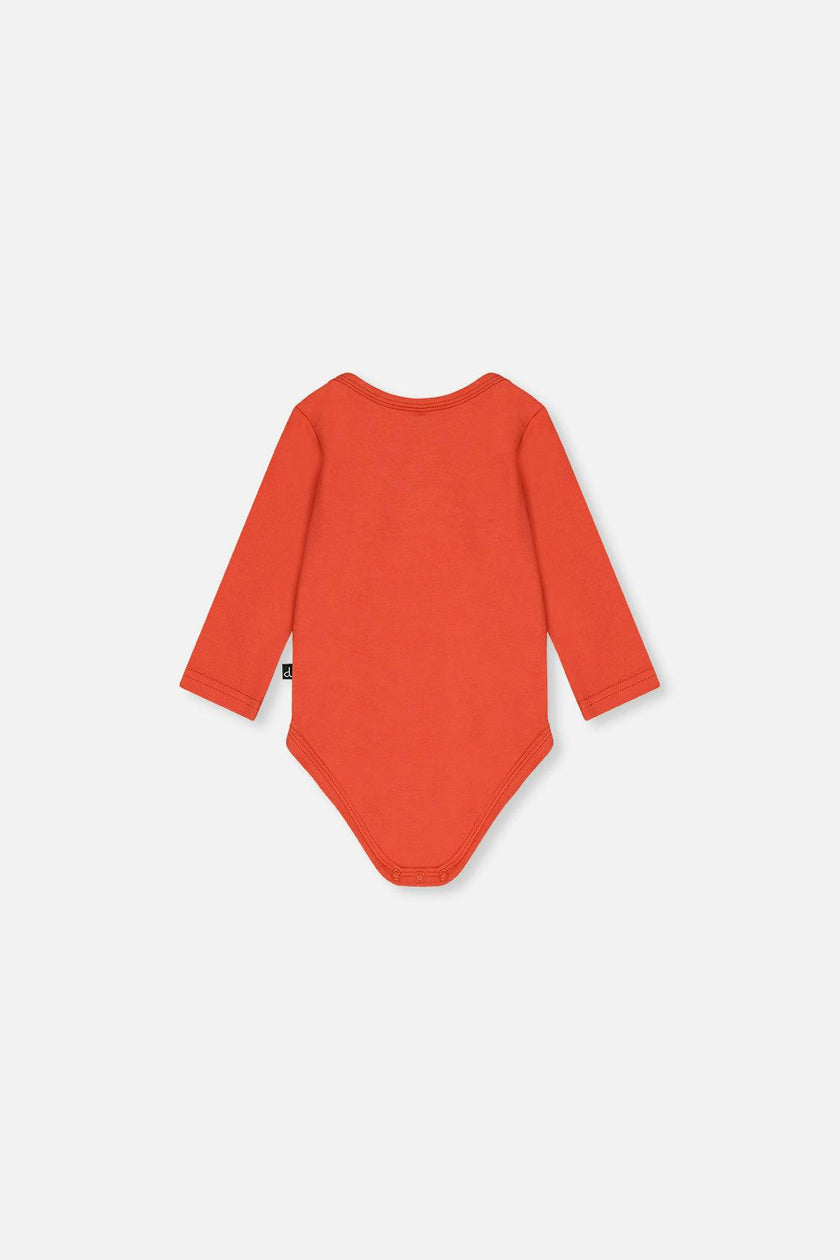 Organic Cotton Onesie Coral
