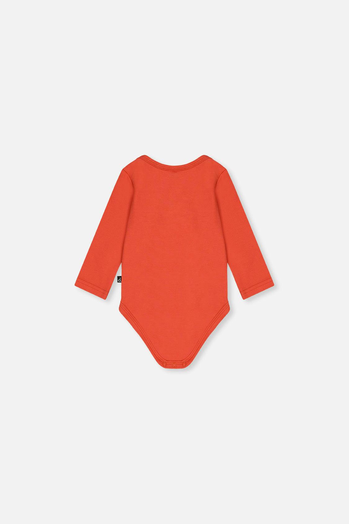 Organic Cotton Onesie Coral