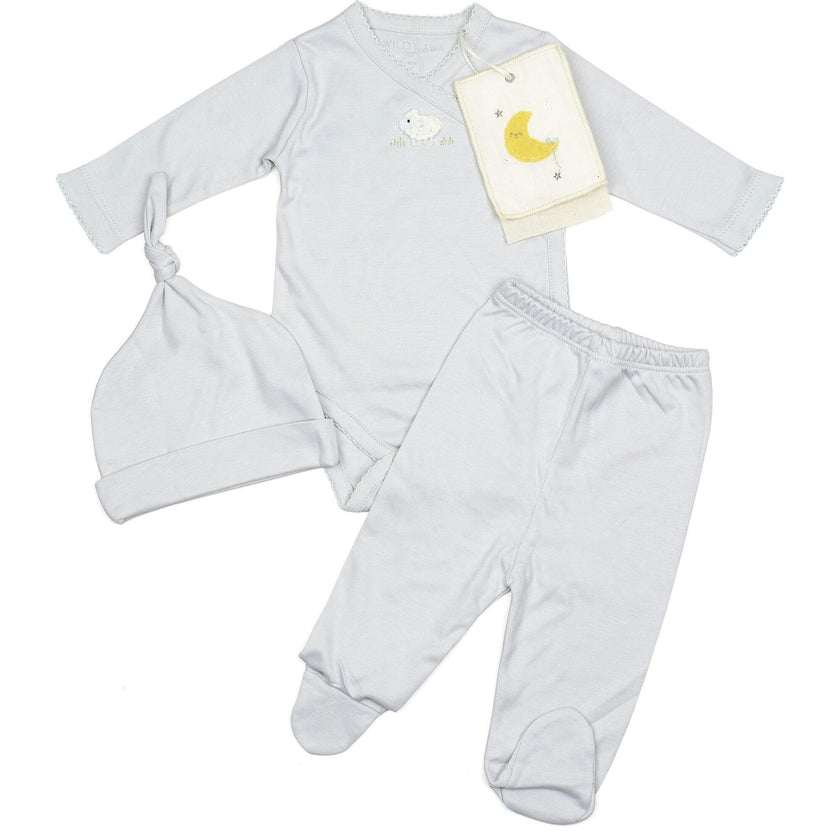 Embroidered Three Piece Set