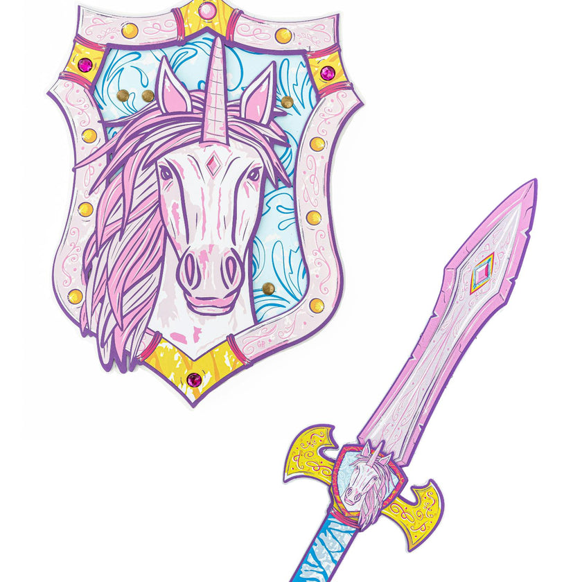 Enchanted Unicorn EVA Foam Sword & Shield Bundle