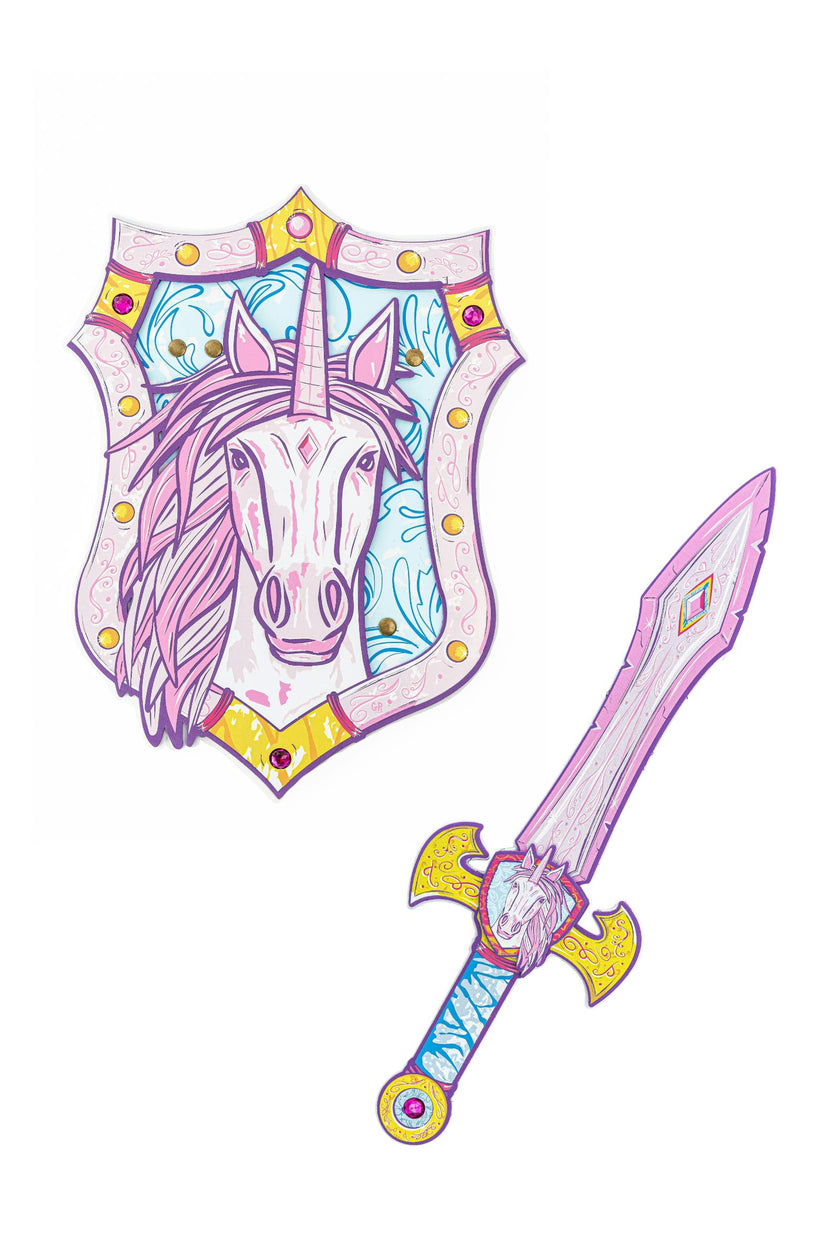 Enchanted Unicorn EVA Foam Sword & Shield Bundle