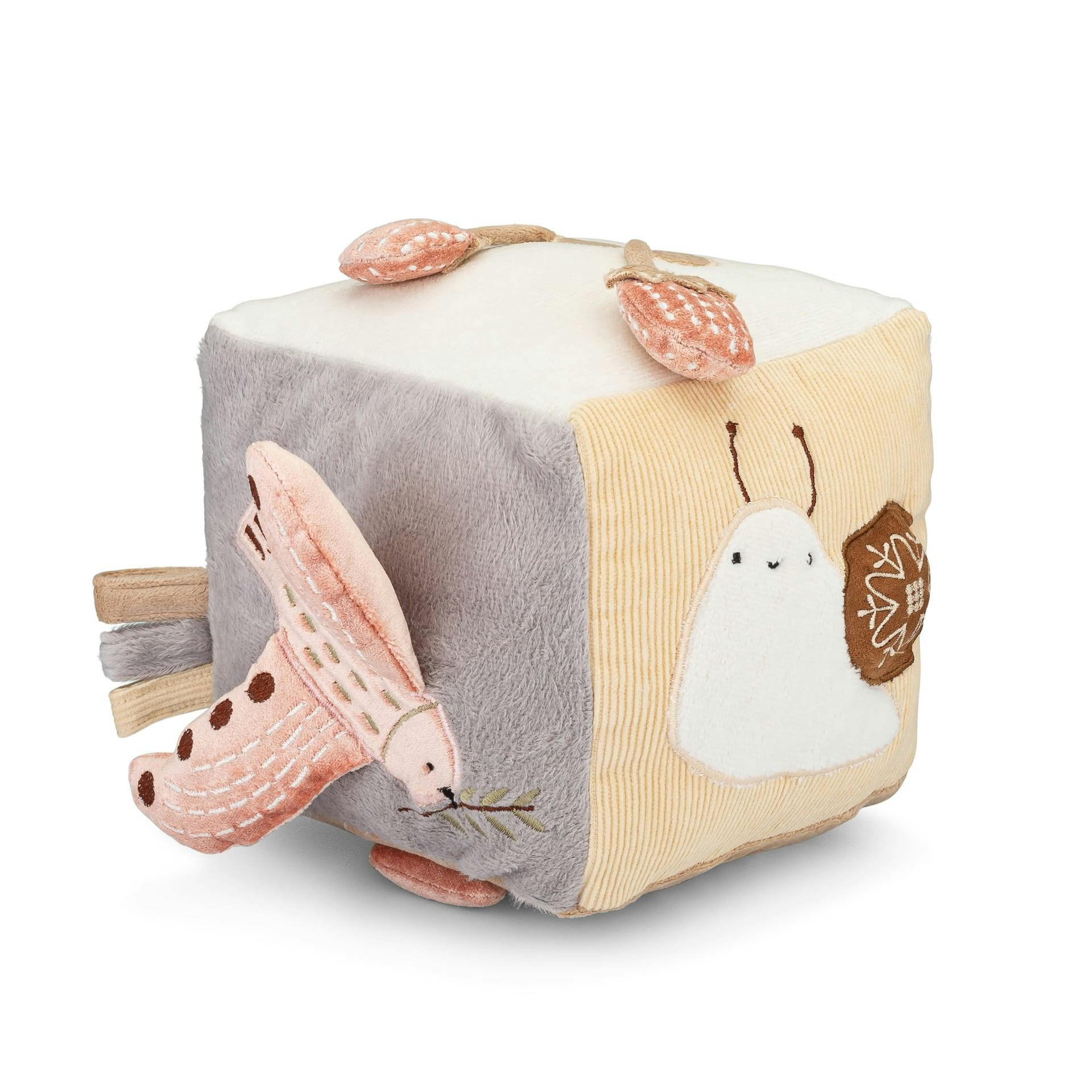 Violet Soft Plush Activity Cube