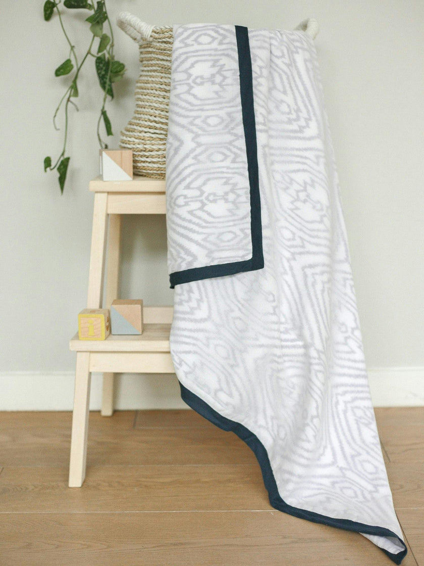 Luxe Natural Cotton Receiving Blanket