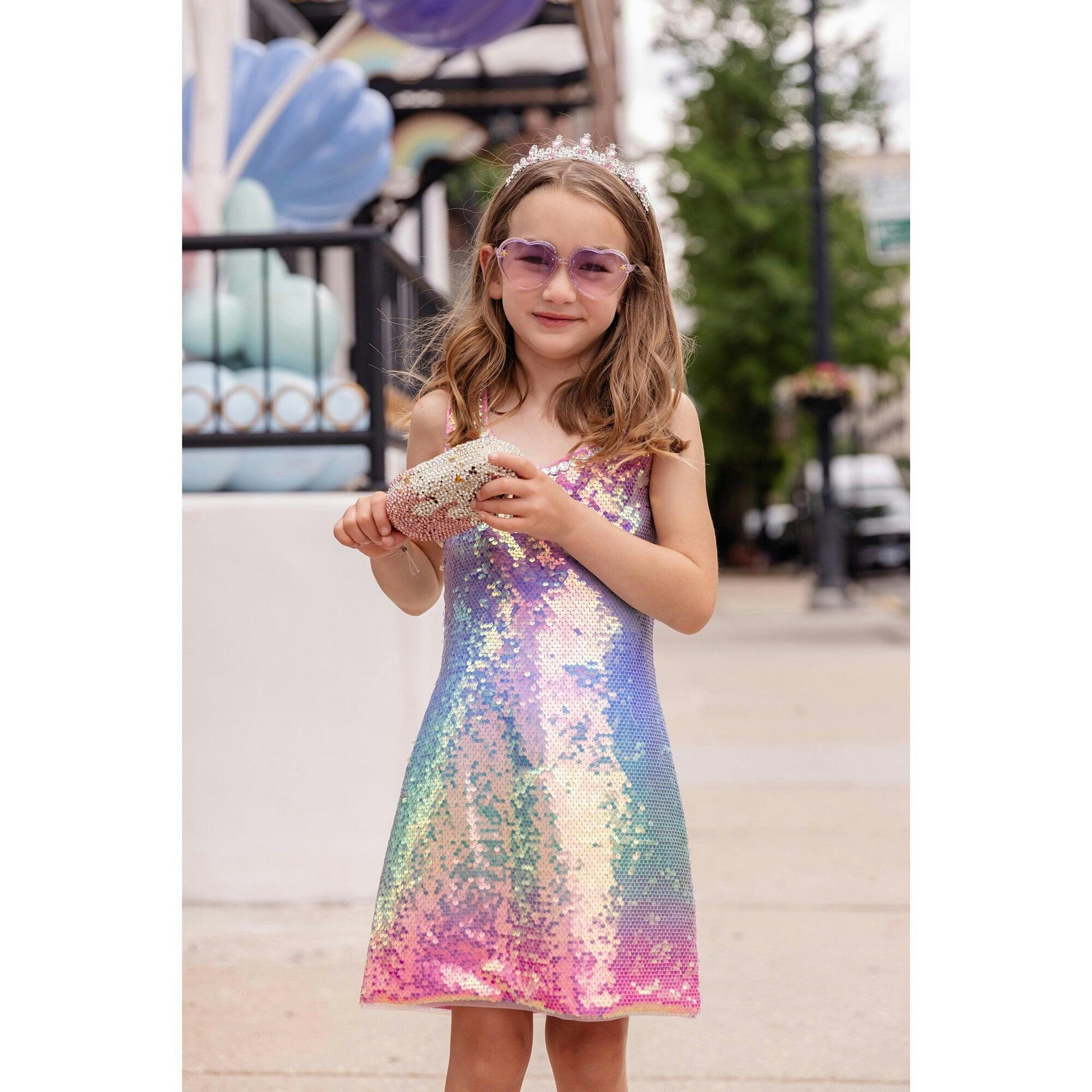 Rainbow Sunset Gem Dress
