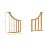 Liberty 4-in-1 Toddler Bed Conversion Kit in Honey