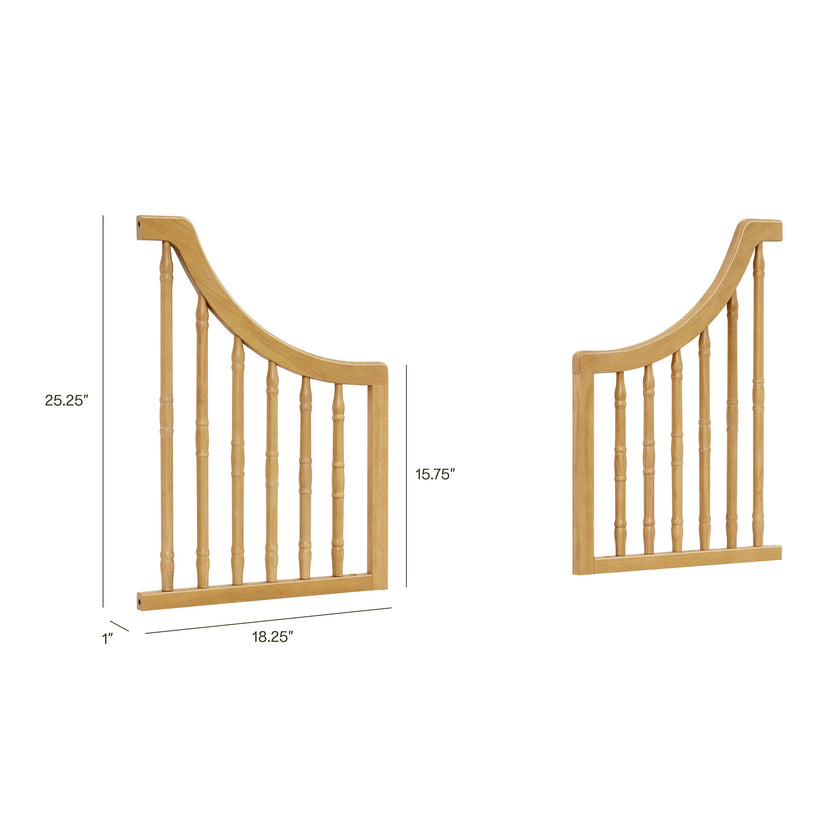 Liberty 4-in-1 Toddler Bed Conversion Kit in Honey