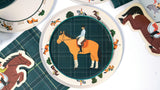 Party Dinner Plates - Equestrian Collection (x 12)