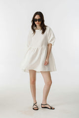 Alcala Linen Dress - Off White